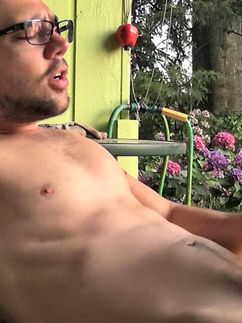Zack Randall bends over and sucks his cock