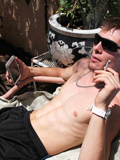 Adam Hess flashes his tight hole and jerks off in a hot outdoor solo