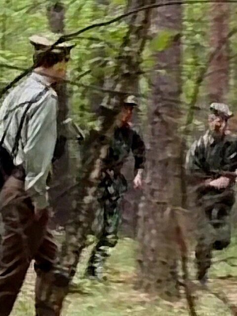Michal and Peter lead a military orgy with deep throating