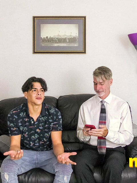 Richard Lennox humiliates and spanks Julian Jaden in the office