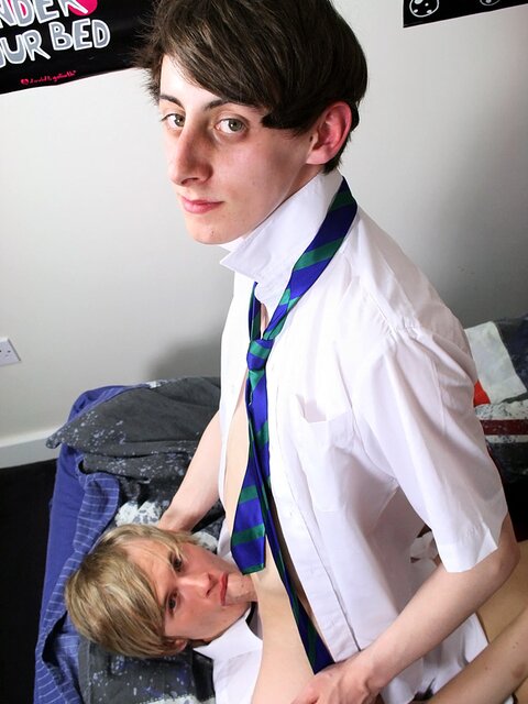Ethan Knight and Brent Daley do blowjob and anal sex