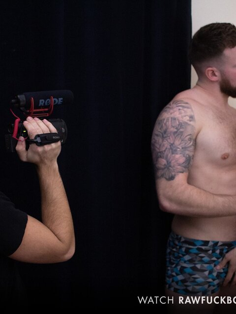 Logan Carter rips JJ Thorne ass before sliding his big cock deep inside