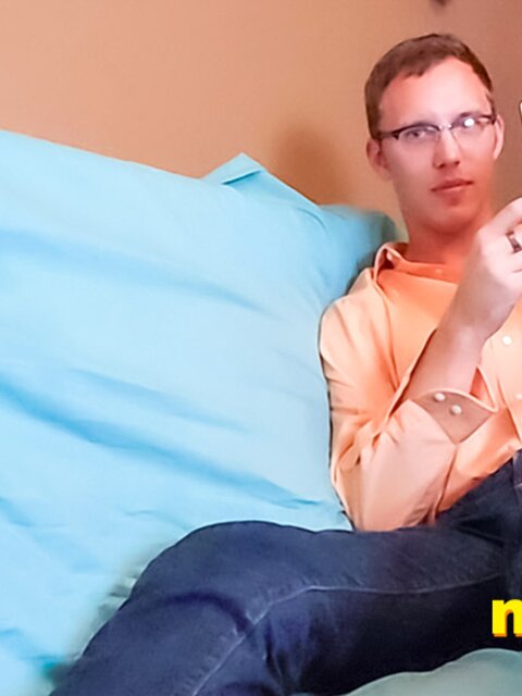 Giant nerd Travis Smith bats you away as you crawl toward his smelly socks