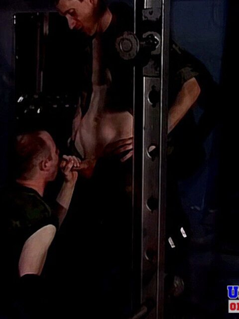 Derrik and Taylor finish with messy loads from their rock-hard cocks
