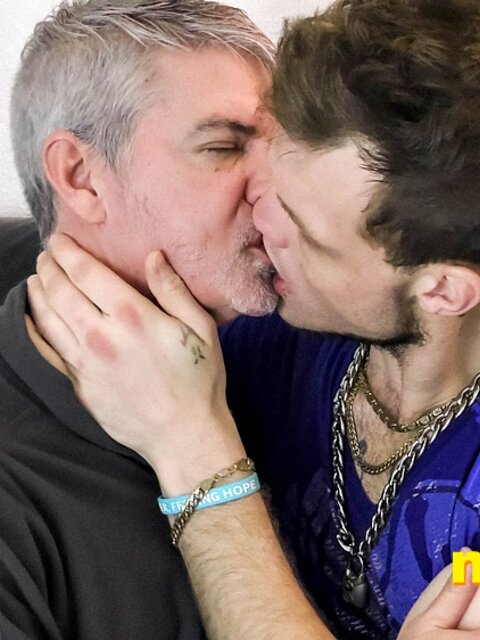 Jake Skittles and Richard Lennox fight with tongues and hard cocks