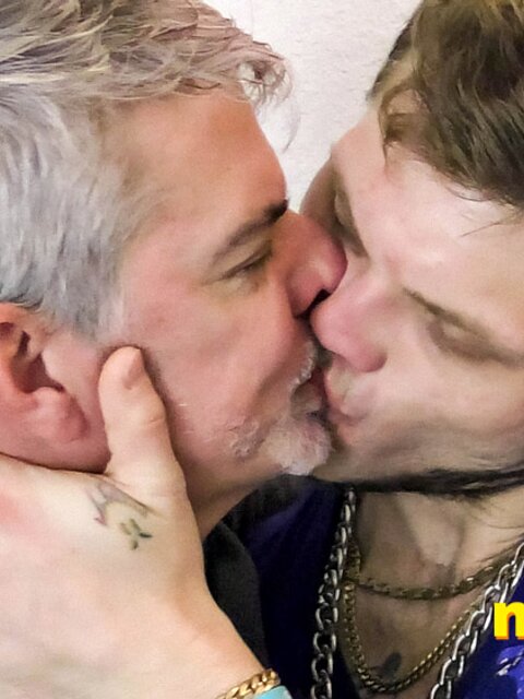 Jake Skittles and Richard Lennox fight with tongues and hard cocks