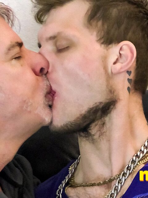 Jake Skittles and Richard Lennox fight with tongues and hard cocks
