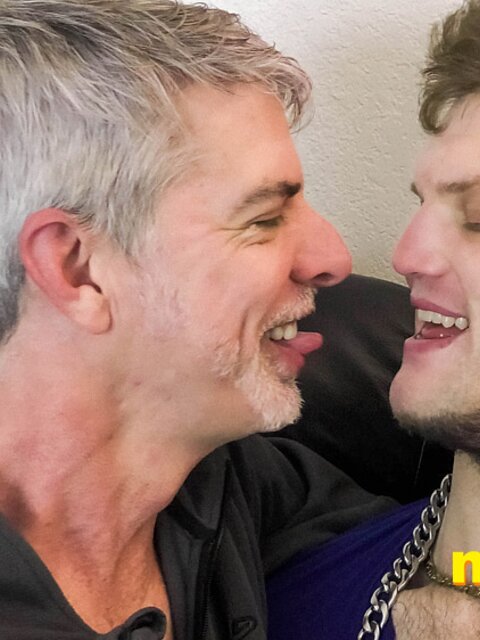 Jake Skittles and Richard Lennox fight with tongues and hard cocks