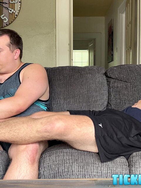 CDubs smiles as Matt tongues the dirt off his soles