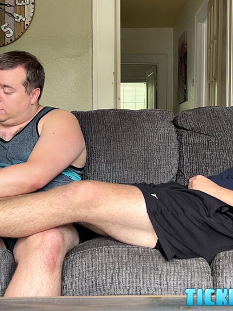 CDubs smiles as Matt tongues the dirt off his soles