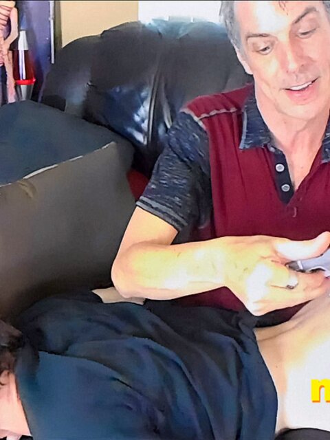Richard Lennox spanks bratty Aiden Valentine over his tighty whities