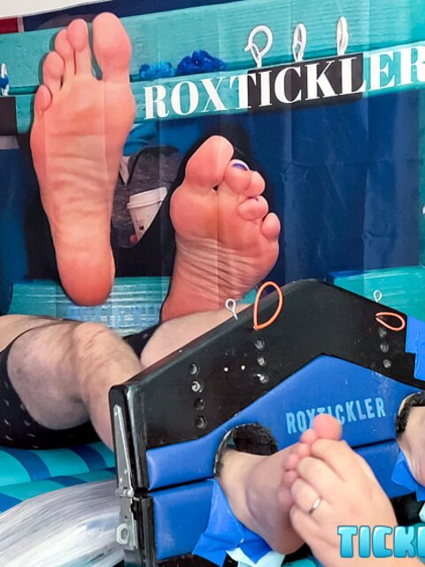 Evan Jons and Matt spend quality time with tickling and toys
