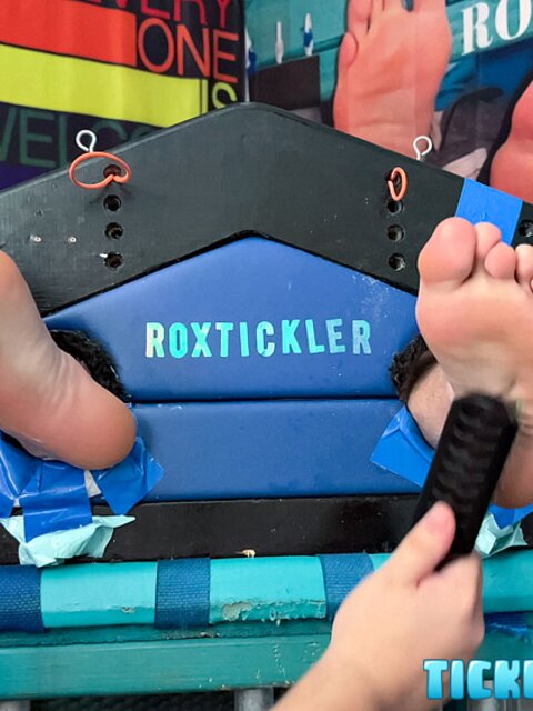 Evan Jons and Matt spend quality time with tickling and toys