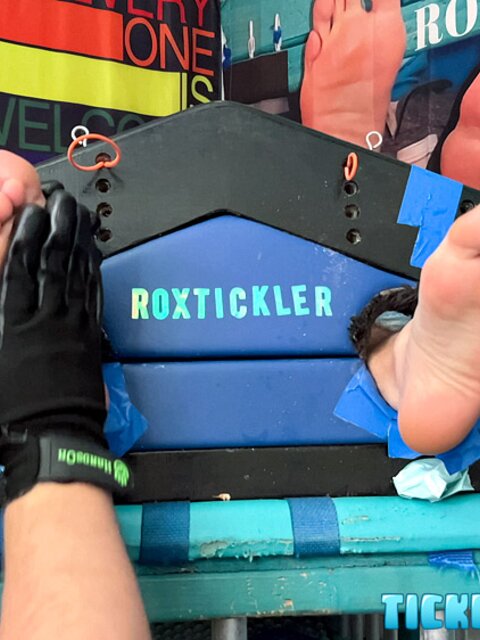 Evan Jons and Matt spend quality time with tickling and toys