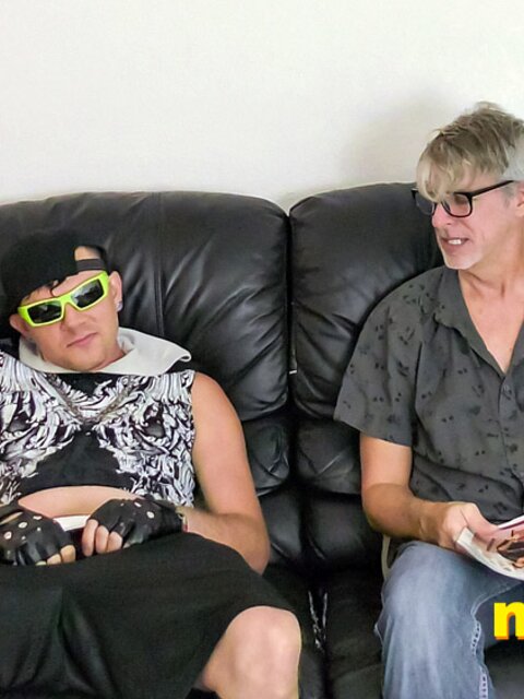 Richard Lennox humiliates his step-son Leo Blue with wedgies
