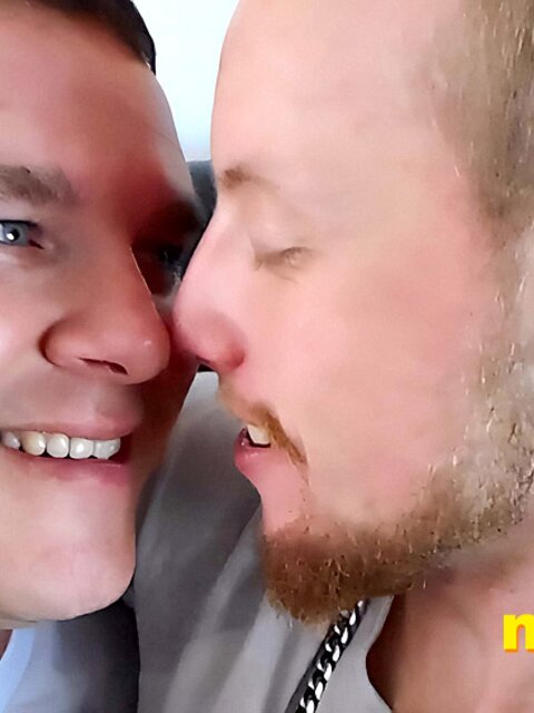 Leo Blue tongues JC Dickerson deep in a hot kissing session