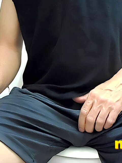 Richard Lennox jerks off huge loads while you lick his balls