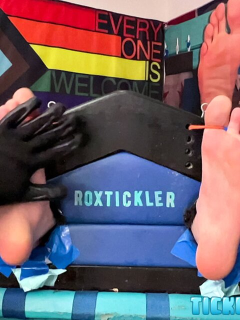 Matt surprises Chase with a thorough tickling in the bedroom