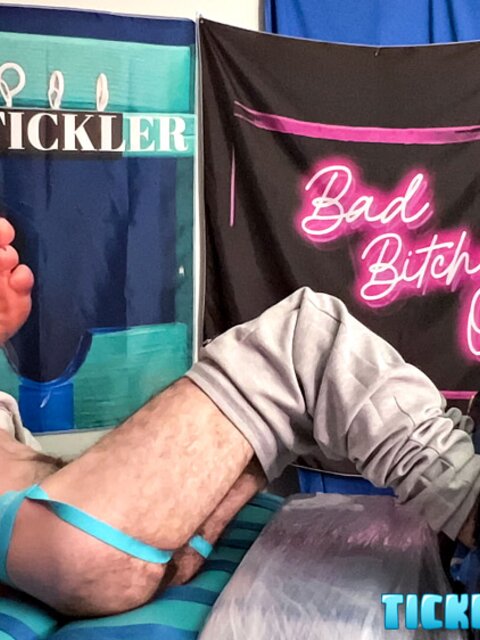 Matt surprises Chase with a thorough tickling in the bedroom