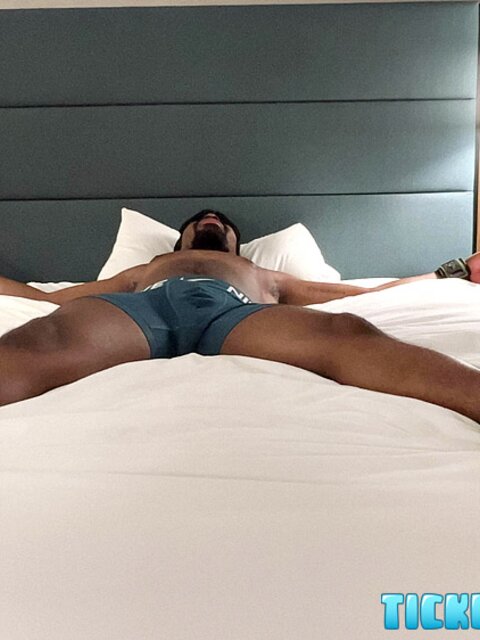 Matt uses fingers and toys to tease Sole Prince’s bare feet