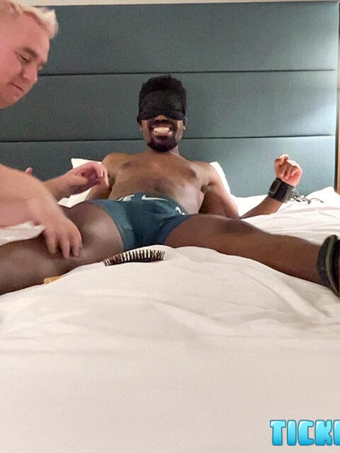 Matt uses fingers and toys to tease Sole Prince’s bare feet