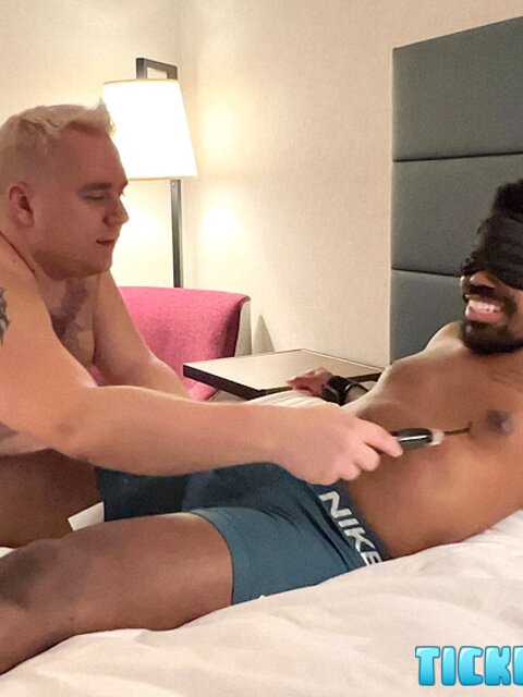 Matt uses fingers and toys to tease Sole Prince’s bare feet