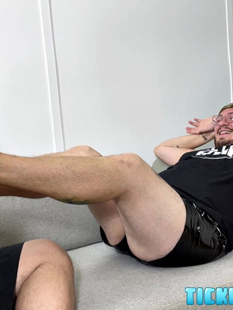 Matt worships Prince Zed’s size 10 feet with tongue and lips