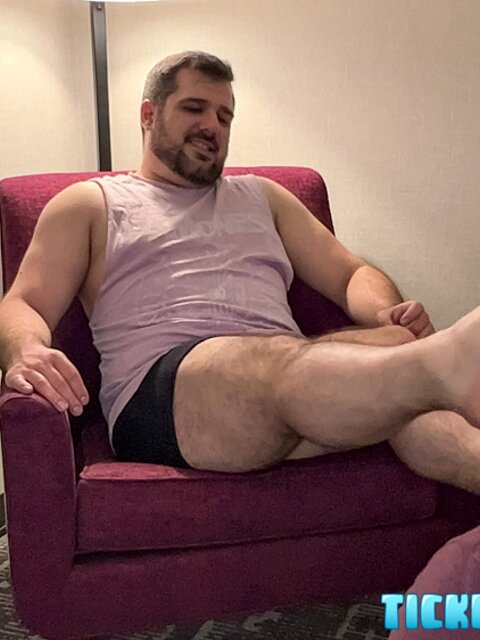 Matt licks Donnie Troy’s feet and toes until he moans