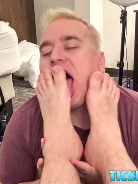 Matt licks Donnie Troy’s feet and toes until he moans