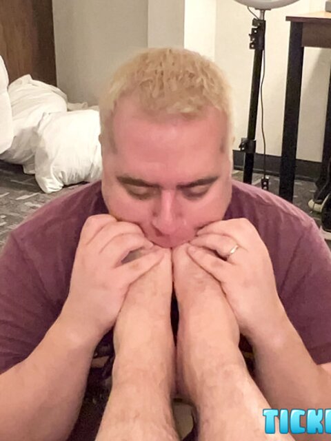 Matt licks Donnie Troy’s feet and toes until he moans