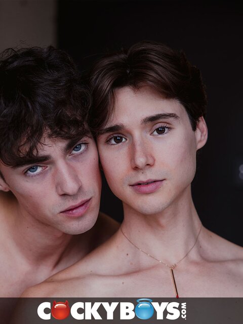 Nick Floyd rides Leo Grand's cock to explosive cumshot