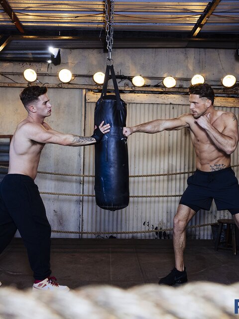 Roman Todd and Trevor Brooks work out then fuck hard