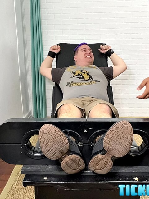 J’s tickles make Matt cackle with shirt over face