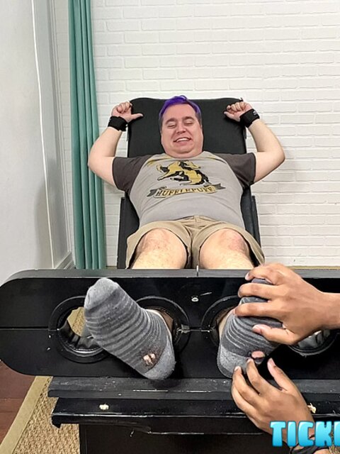 J’s tickles make Matt cackle with shirt over face