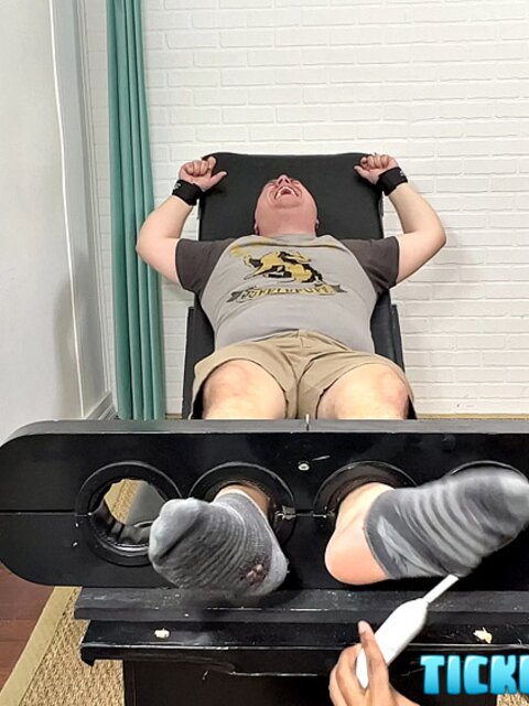 J’s tickles make Matt cackle with shirt over face