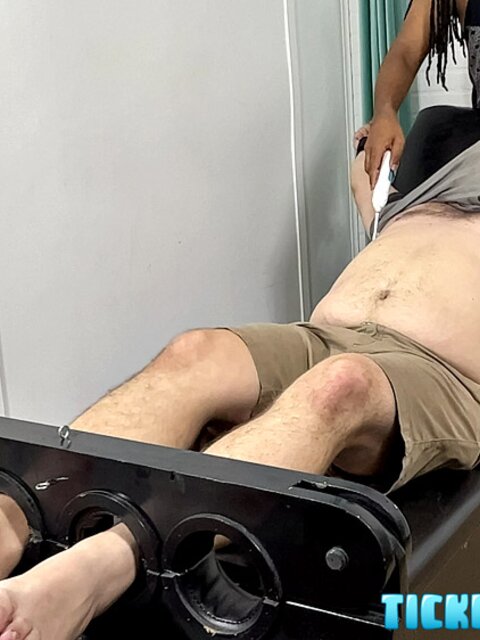 J’s tickles make Matt cackle with shirt over face