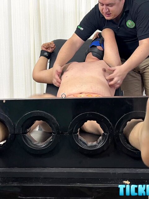 Pup Carlos squirms as Matt teases his chubby soles