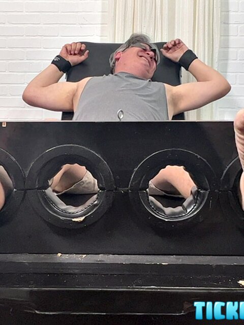 Achilles and Matt team up for tickling torment with toys and feathers