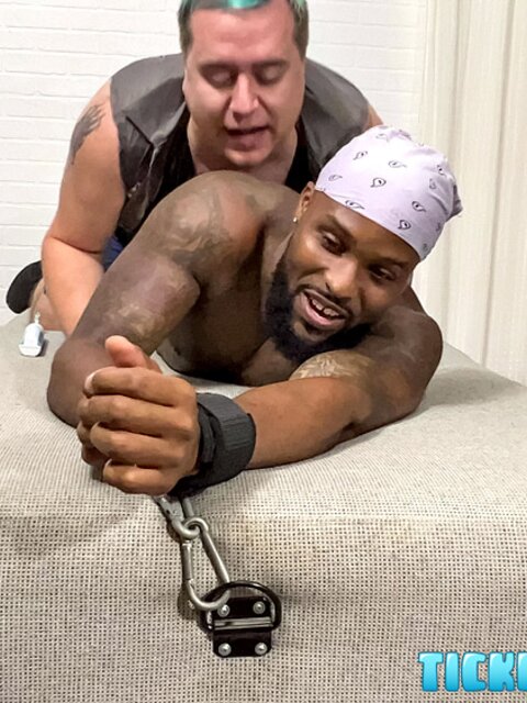 Matt ties Dallas up and relentlessly tickles his feet, pits, and sensitive body