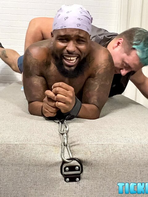 Matt ties Dallas up and relentlessly tickles his feet, pits, and sensitive body