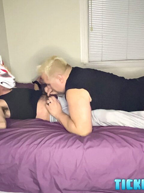 Foxy Sox gets tickled hard by Matt in white socks