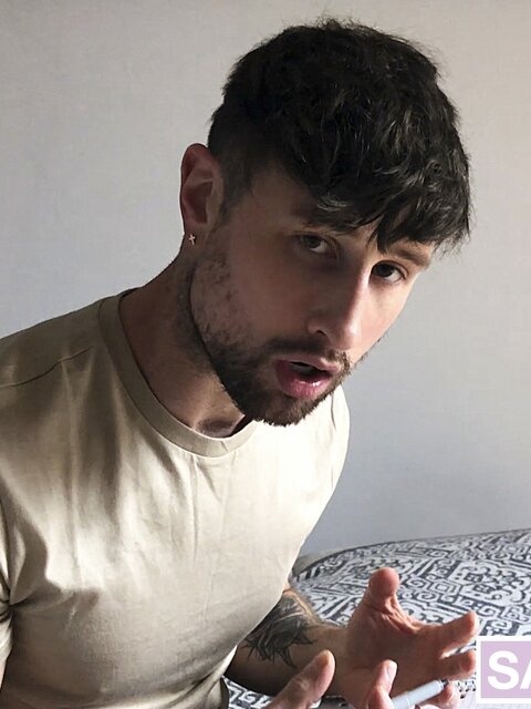 Drew Dixon grinds ass on Ethan Chase's cock during art