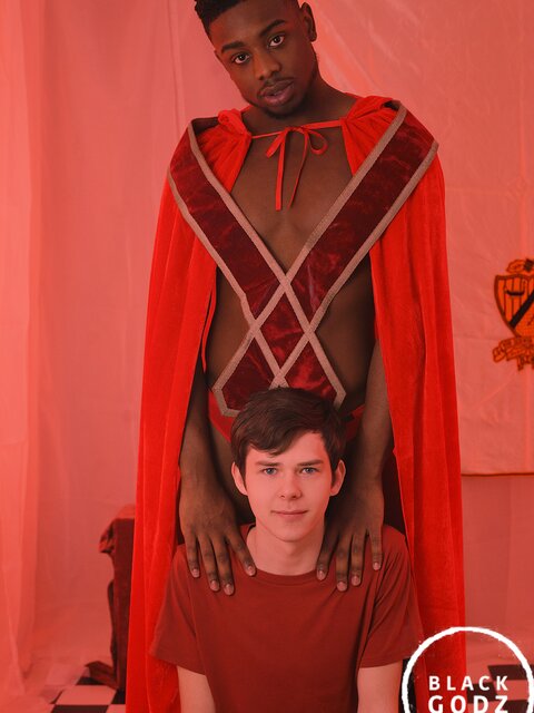Interracial midnight pounding between college guys