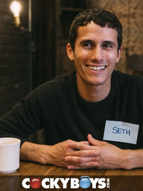 Trevor Brooks rides Seth Cain’s cock then Seth returns the favor