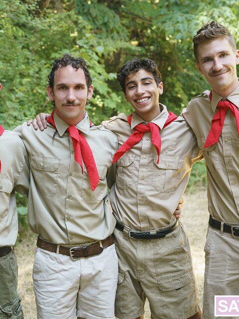 Greg McKeon and Colton McKeon fuck Gabe and Drew