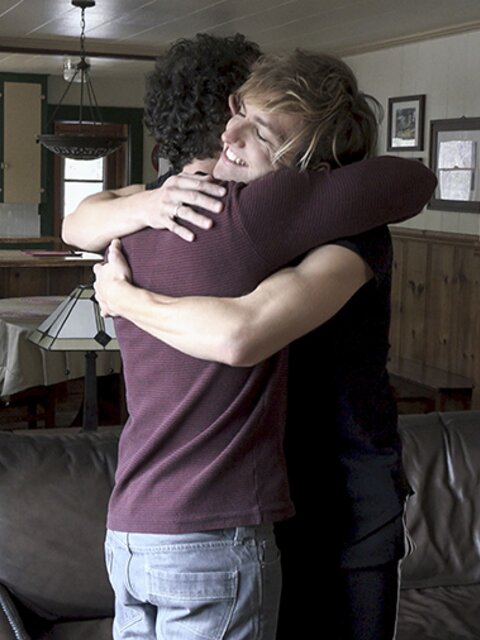 Cameron Basinger spies on stepdad Greg McKeon and step grandpa Dale Savage’s blowjob