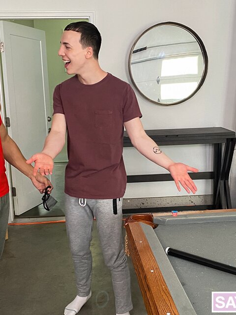 Jax Thirio gets excited and fucks Troye Jacobs doggystyle after pool game