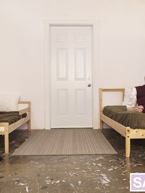 Roommate Edward Terrant teaches Ryan Jacobs how to sin right