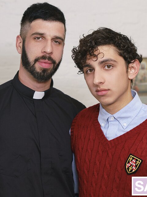 Father Romeo spanks and creampies bad boy Carter Ford