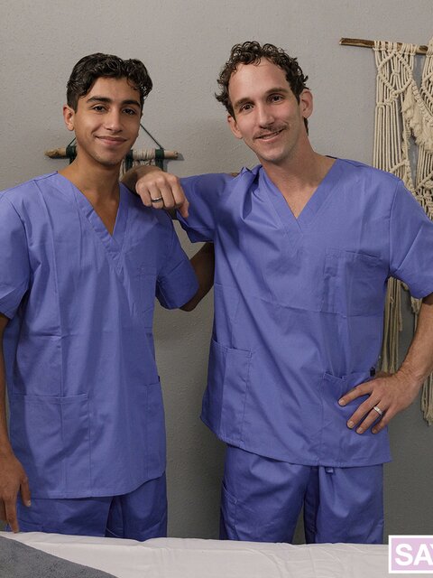 Mark Something gets rubbed front side hot by Gabe and Greg duo